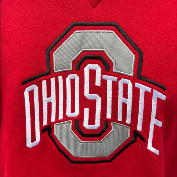 Ohio State Women’s XXL Hoodie w Front Pocket Embroidered Logo Split Si… - Picture 4 of 6